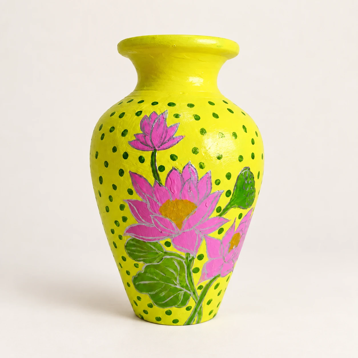 Sunshine Lotus Vase — studio product photograph