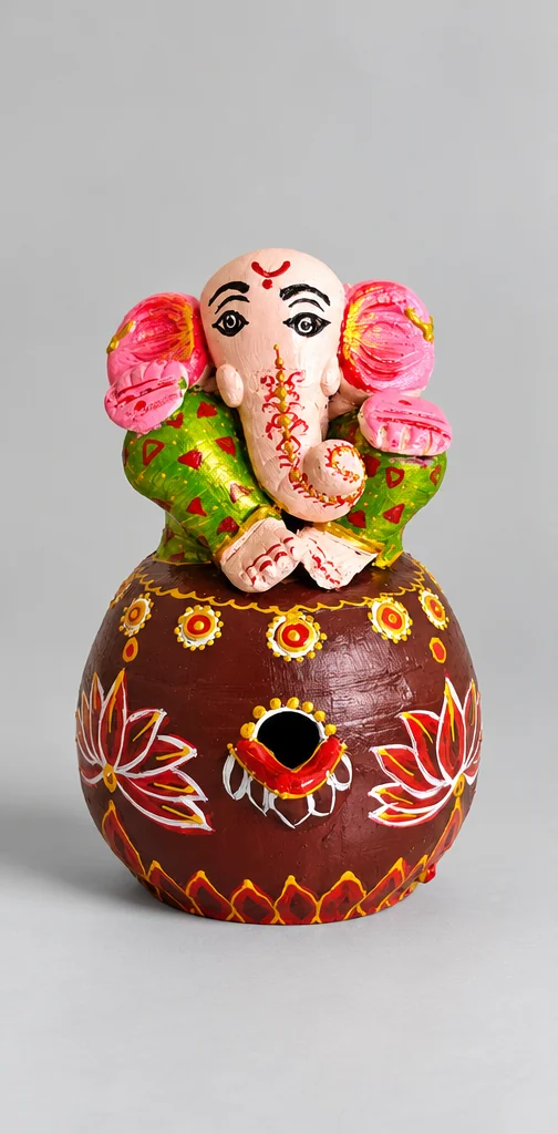 Lotus Kalash Ganesha — studio product photograph
