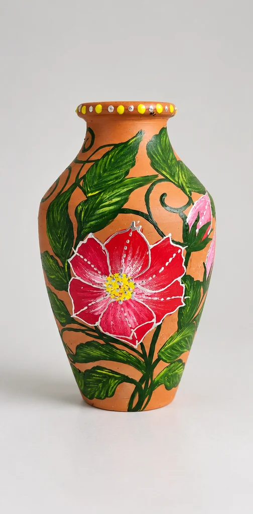 Pink Blossom Vase — studio product photograph