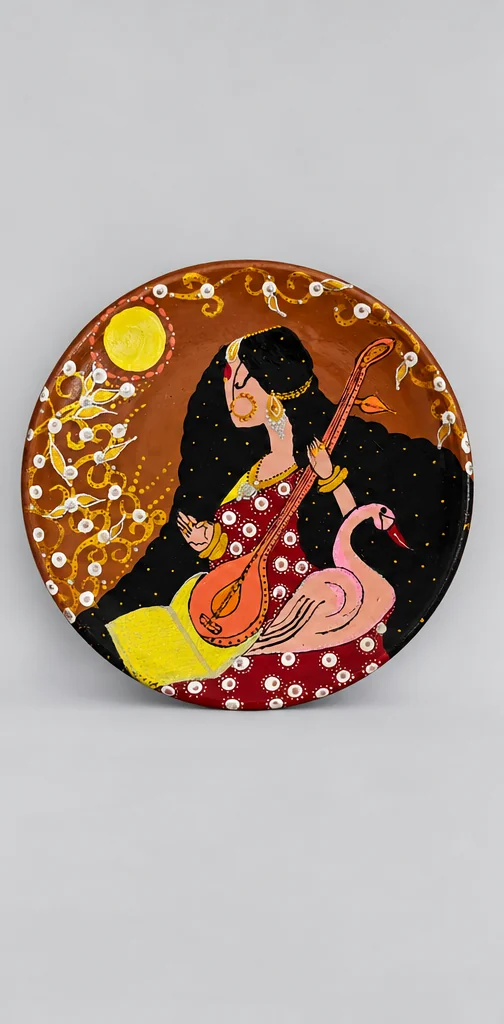 Musician Art Plate — studio product photograph