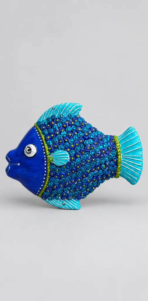 Blue Fish Accent — studio product photograph
